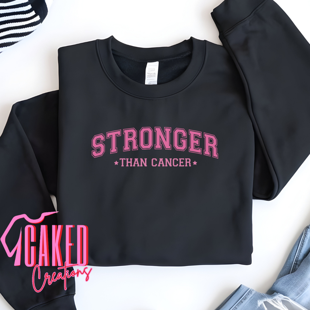 Stronger Than Cancer Tee β Motivational Breast Cancer Awareness Shirt