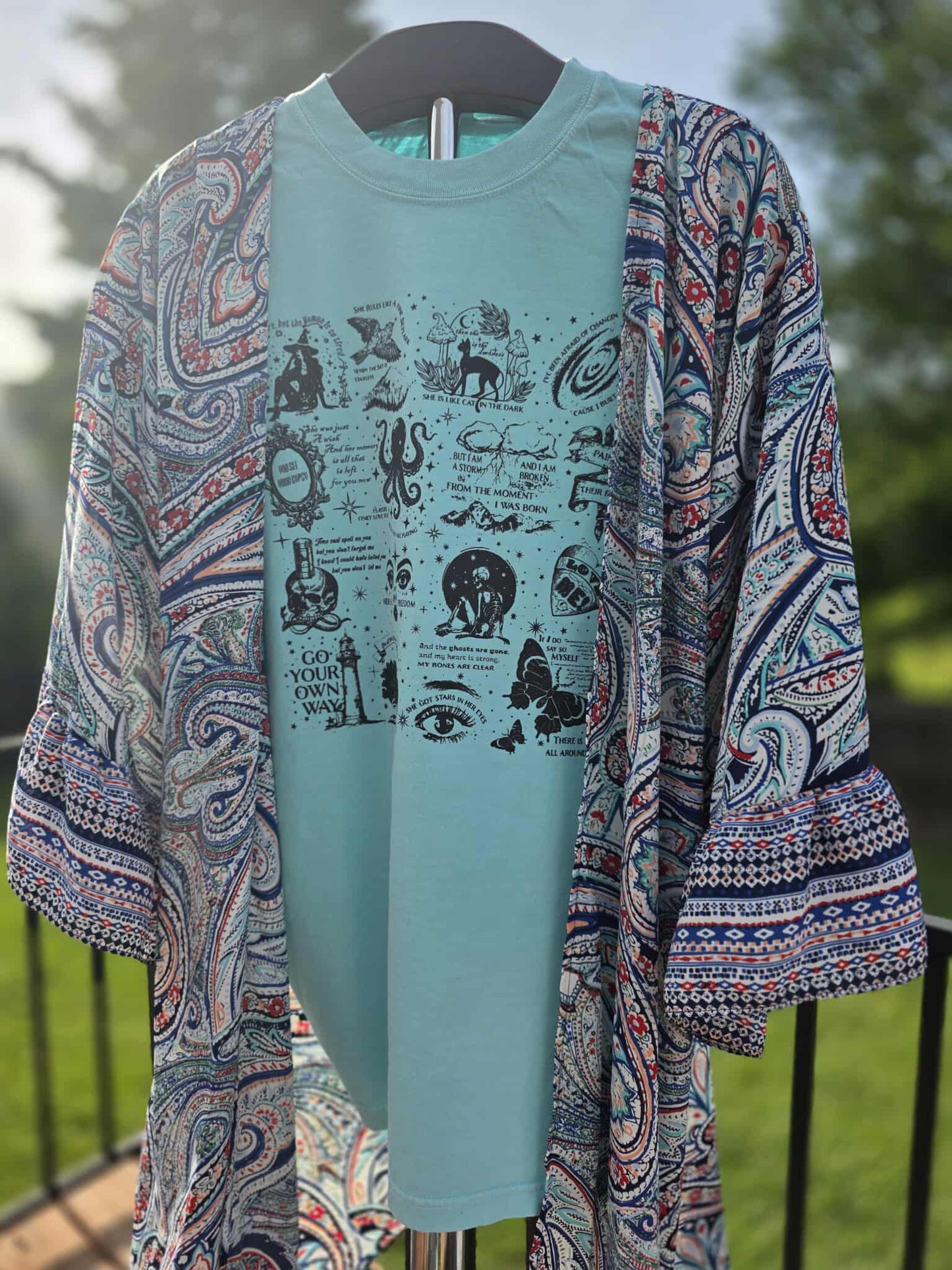 Closet Craving: Paisley + Lace Mystic Drape Kimono – Cato 18/20