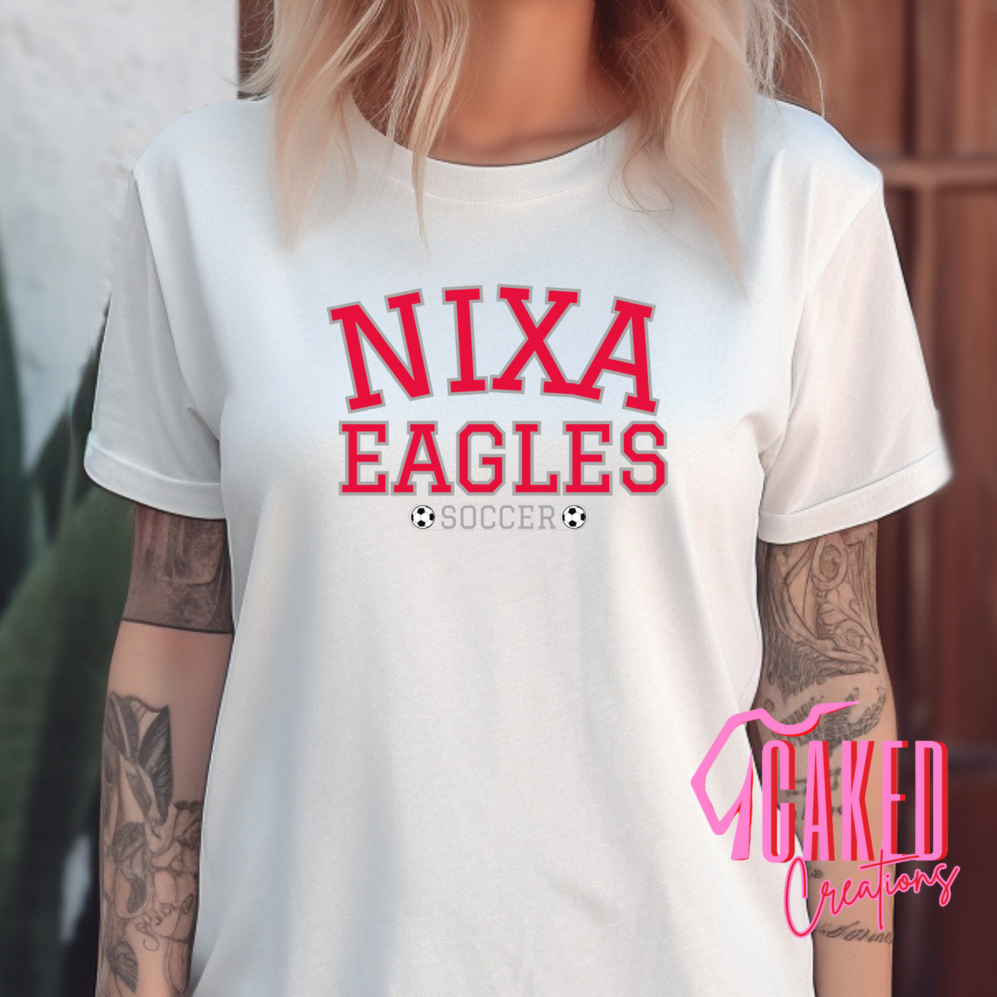 School Soccer Spirit Tee or Sweatshirt Custom
