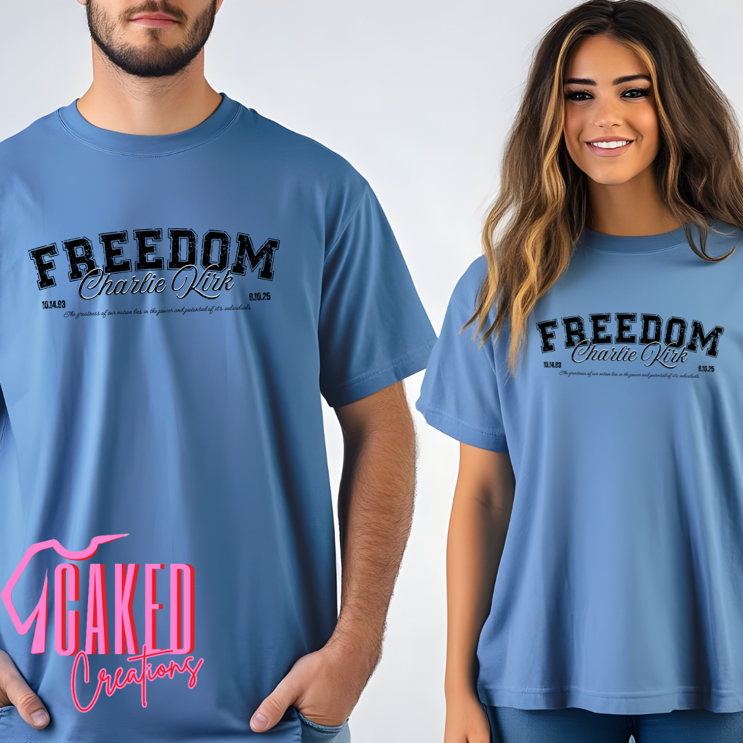 "FREEDOM – Charlie Kirk" Tee