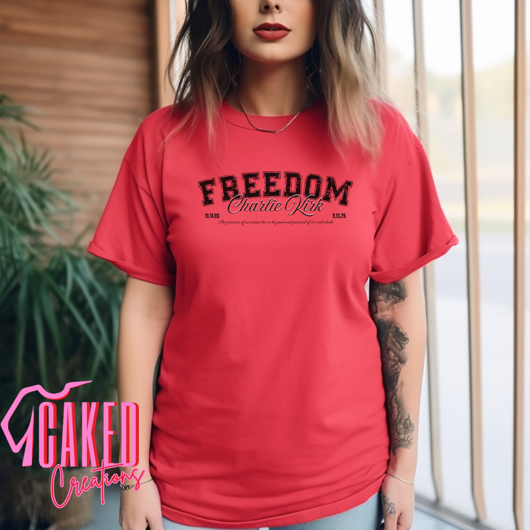 "FREEDOM – Charlie Kirk" Tee