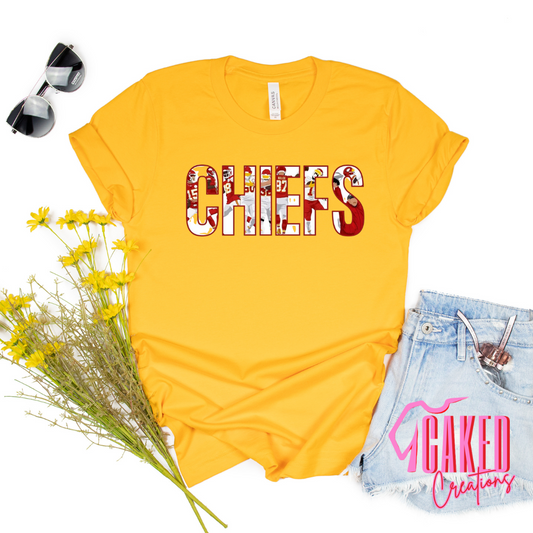 CHIEFS Collage T-Shirt – KC Football Graphic Tee