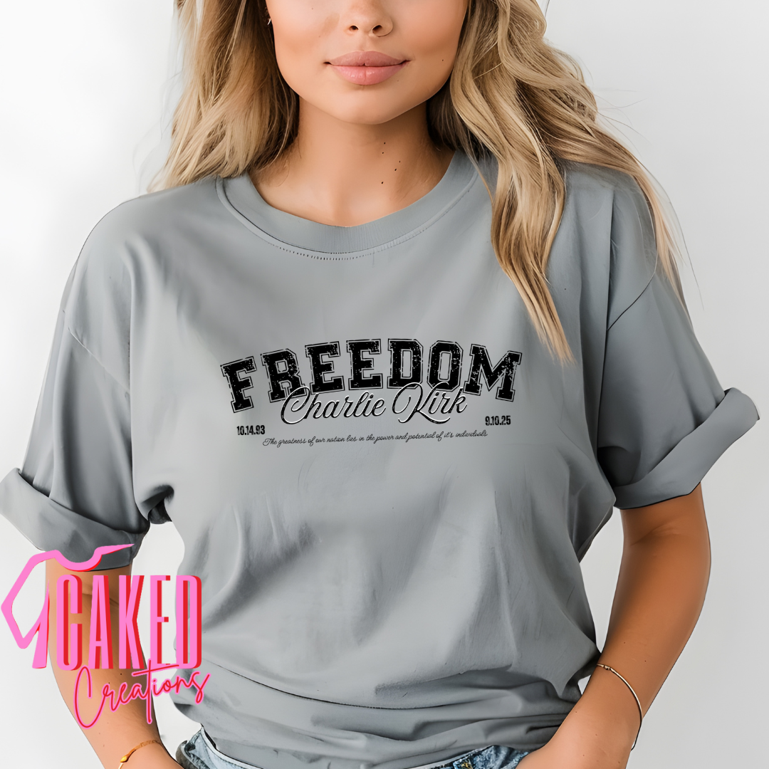 "FREEDOM – Charlie Kirk" Tee