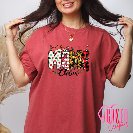 Mama Claus Christmas Tee