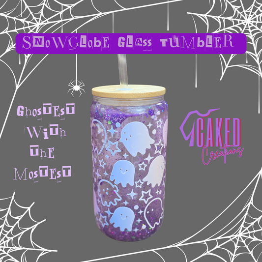 👻 Ghostest With the Mostest – Snow Globe Tumbler