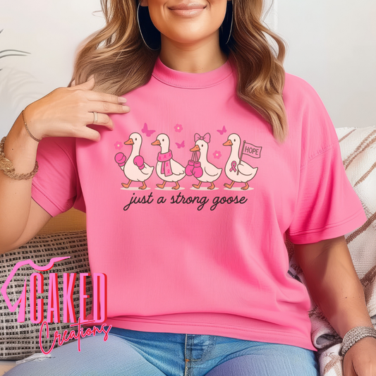 Strong Goose Tee – Breast Cancer Awareness Shirt