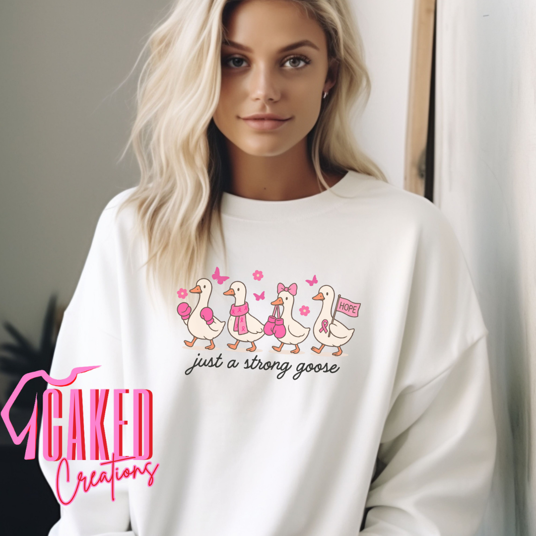 Strong Goose Tee – Breast Cancer Awareness Shirt