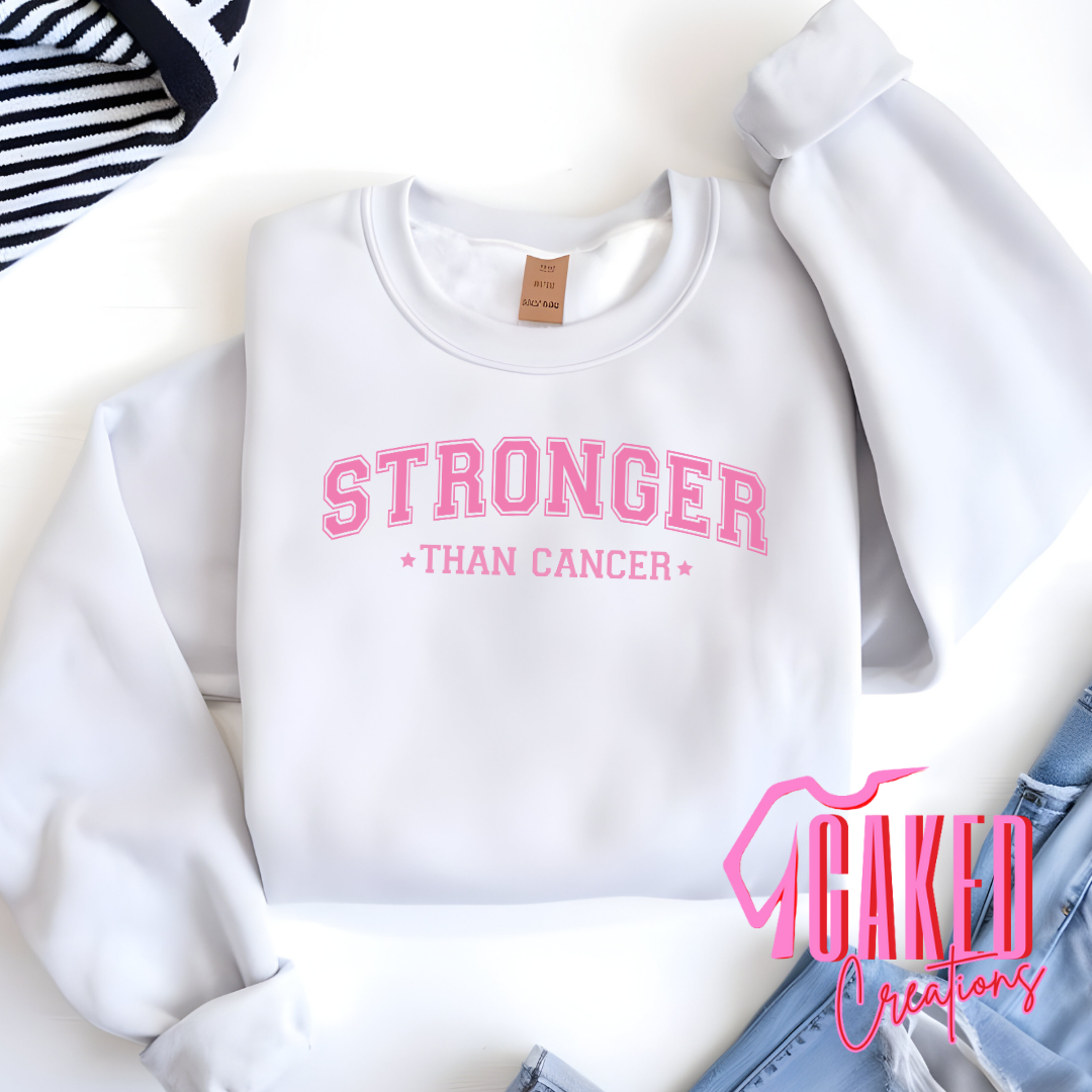 Stronger Than Cancer Tee – Motivational Breast Cancer Awareness Shirt