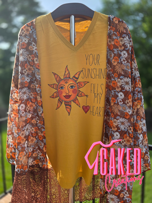 Closet Craving: Retro Daisy & Lace Sheer Kimono – Size 1X (14/16W)