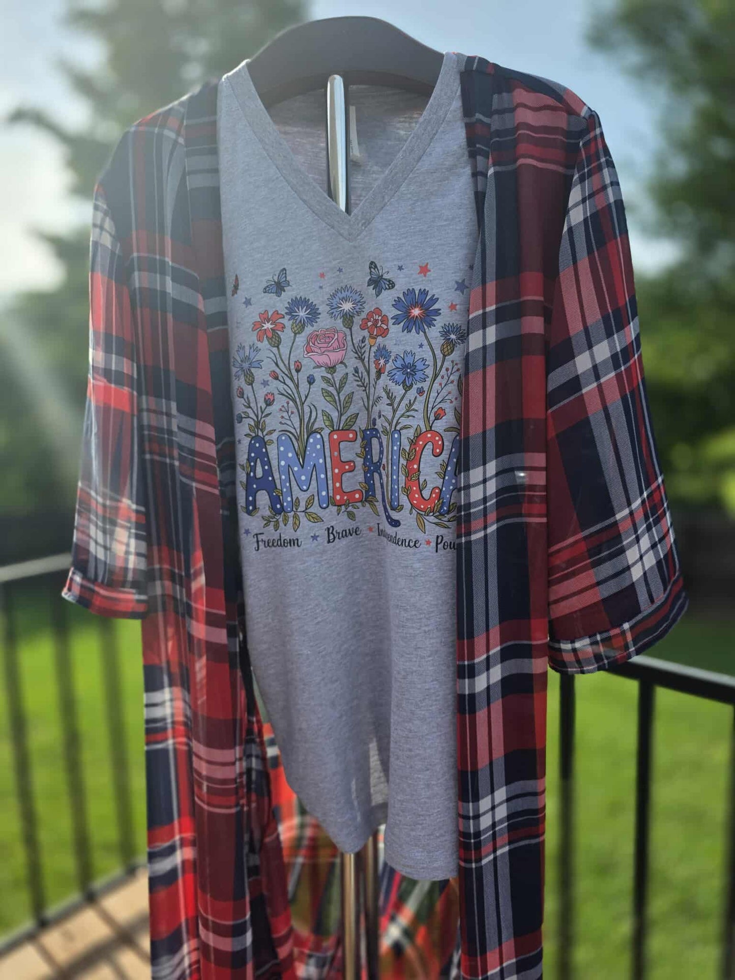 Closet Craving: Red, White & Sheer Plaid Kimono – Torrid 1/2