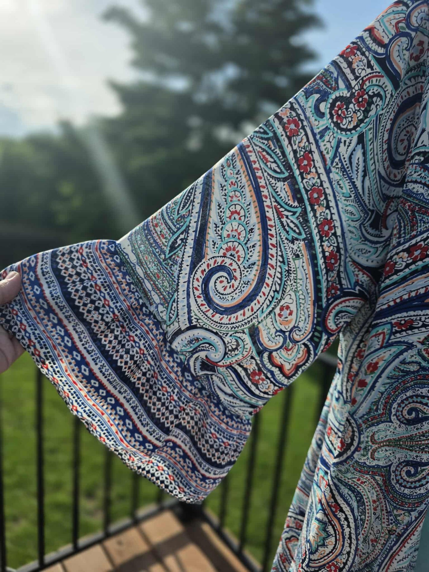 Closet Craving: Paisley + Lace Mystic Drape Kimono – Cato 18/20