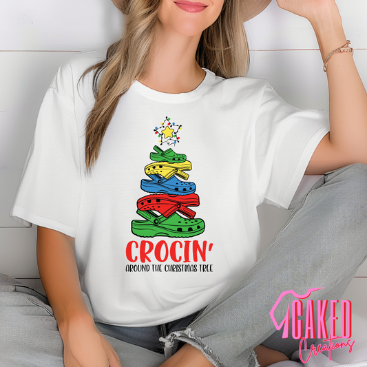 Crocin’ Around the Christmas Tree Tee