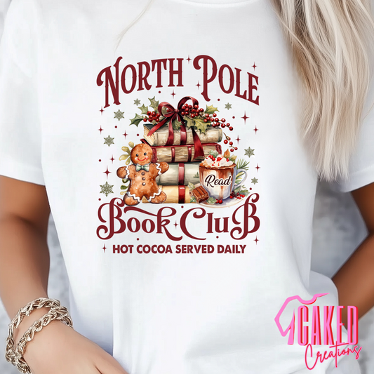 North Pole Book Club Tee