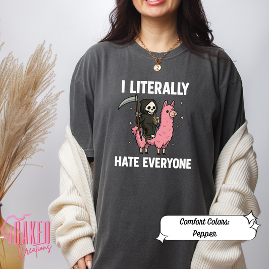 Grim Reaper Llama Tee