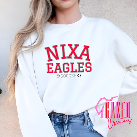 School Soccer Spirit Tee or Sweatshirt Custom