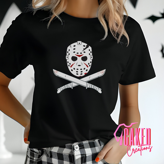 Jason Mask & Machetes Tee