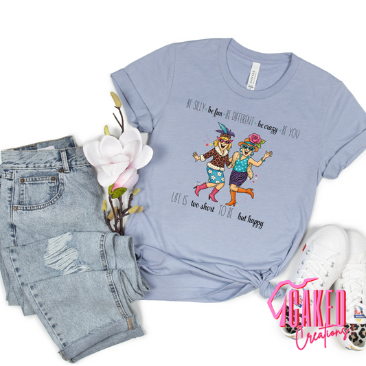 Be Happy Dancing Ladies Tee