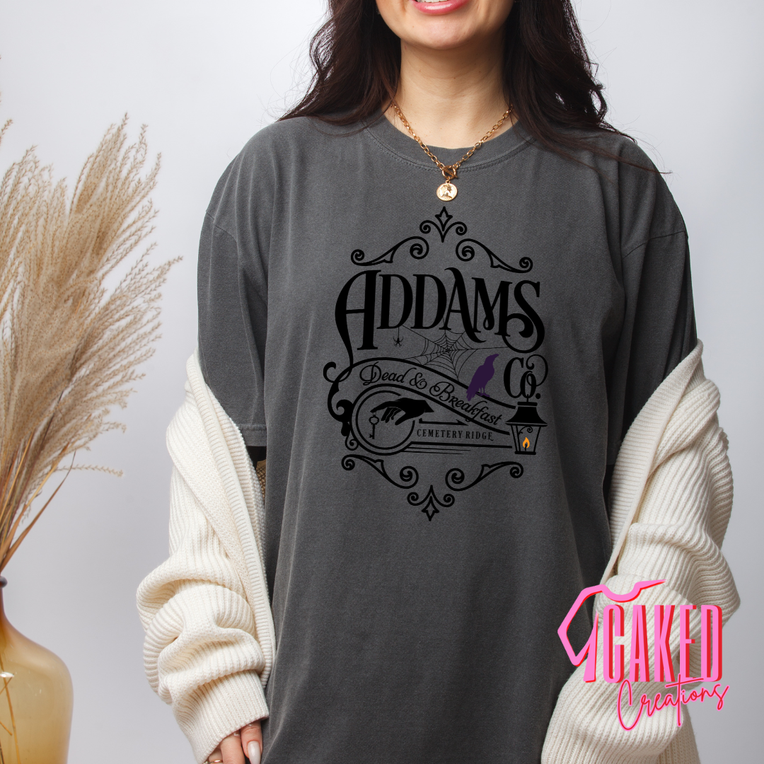 Addams Dead & Breakfast Tee
